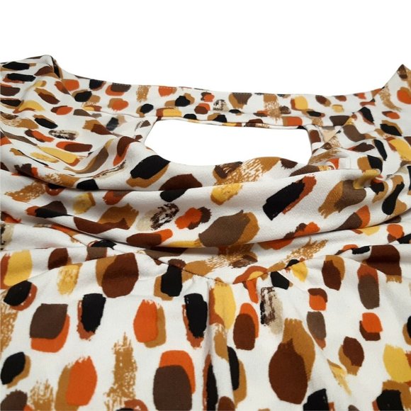 New Directions Tank Top Womens XL Brown Cowl Neck Blouse Stretch 41 in Chest - Picture 5 of 11